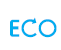 Die Kontrollleuchte "ECO" leuchtet