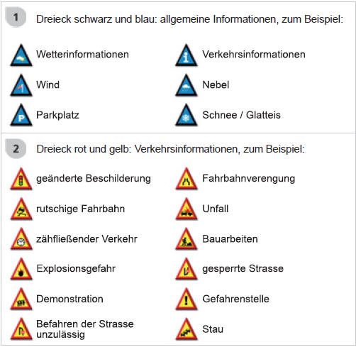 Verkehrsmeldungen abhören