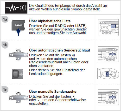 Speichern eines radiosenders