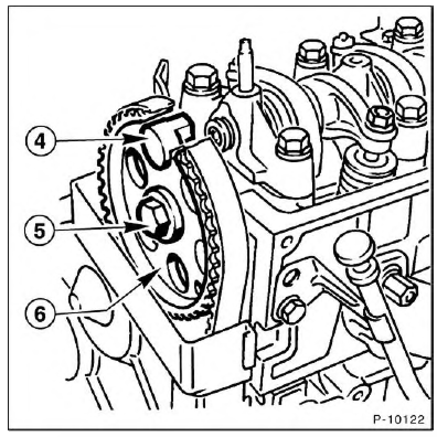 Nockenwelle aus- und einbauen (Benzinmotor)