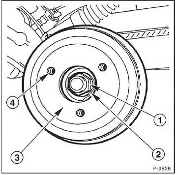 Bremstrommel/Radlager aus- und einbauen