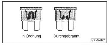 Sicherungen auswechseln