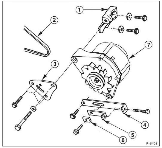 Generator aus- und einbauen