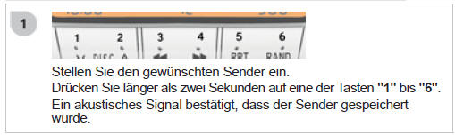 AUTOMATISCHES SPEICHERN DER SENDER FM