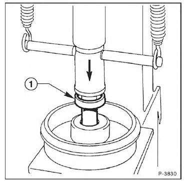 Radlager aus Bremstrommel auspressen